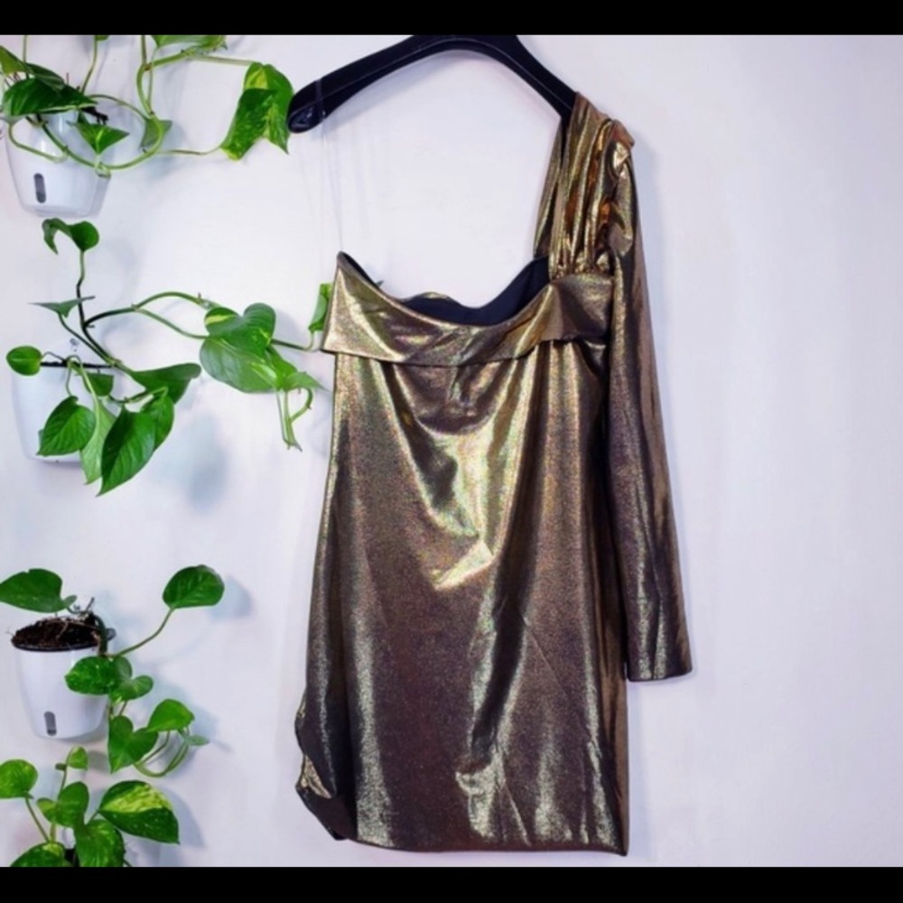 Metallic dress